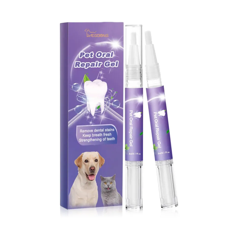 DTOPBUYAGE - Gel de soin buccal pour animaux de compagnie, 3 ml * 2 pièce - dtopbuyage