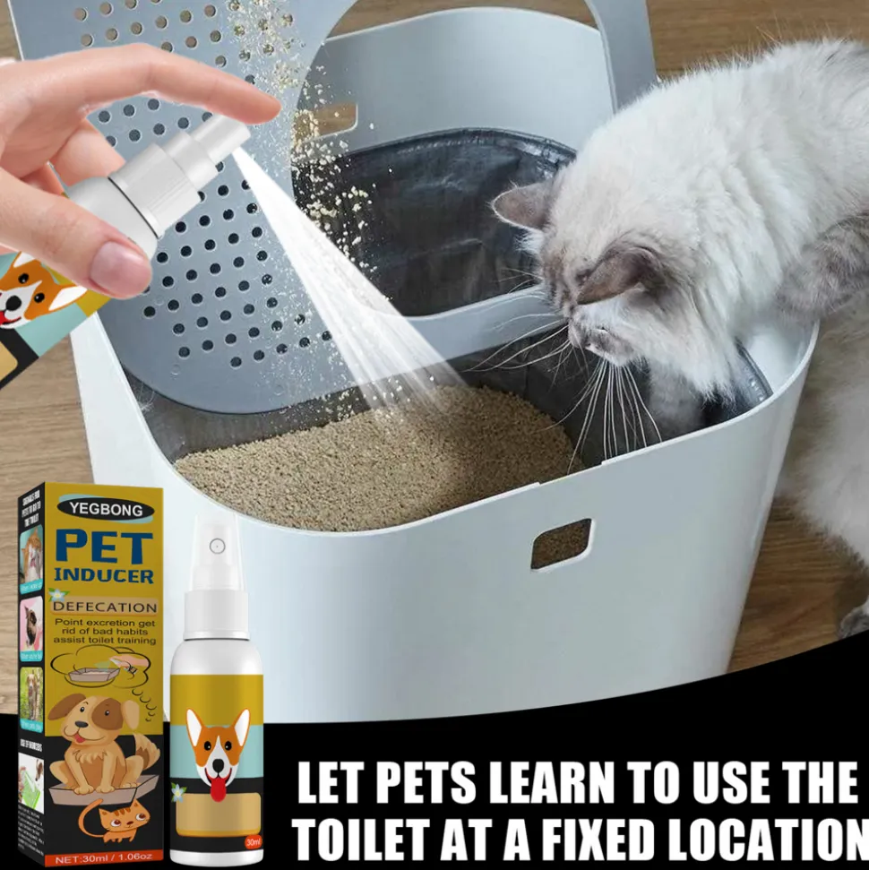 DTOPBUYAGE - Inducteur de localisation de la défécation pour chats et chiens, 30 ml - dtopbuyage