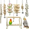DTOPBUYAGE - Jeu de 7 jouets swing perroquet jaquette