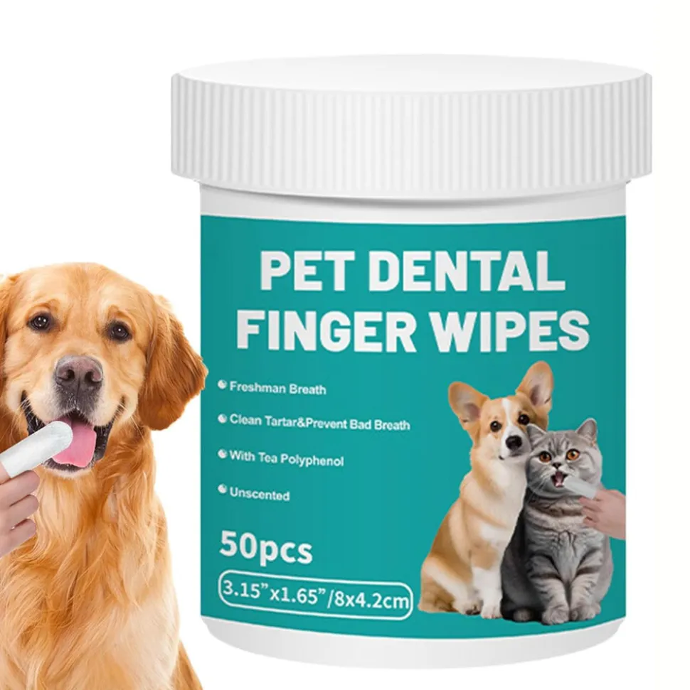 DTOPBUYAGE - Lingettes nettoyantes pour chien et chat