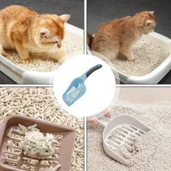 DTOPBUYAGE - Pelle litière portable pour chats et chiens
