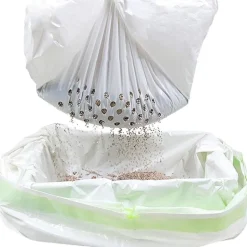 DTOPBUYAGE - Sac à litière tamisant pour chat facile d'utilisation