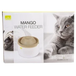 EBI - Bol à eau pour animaux de compagnie mango 1,5 l moka