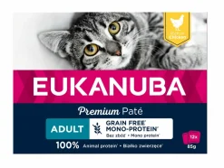 EUKANUBA - Eukanuba - pâtées sans céréales au poulet pour chat 85g