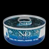 FARMINA - Humides n&d ocean thon & morue & crev & potiron chaton 24x70 gr