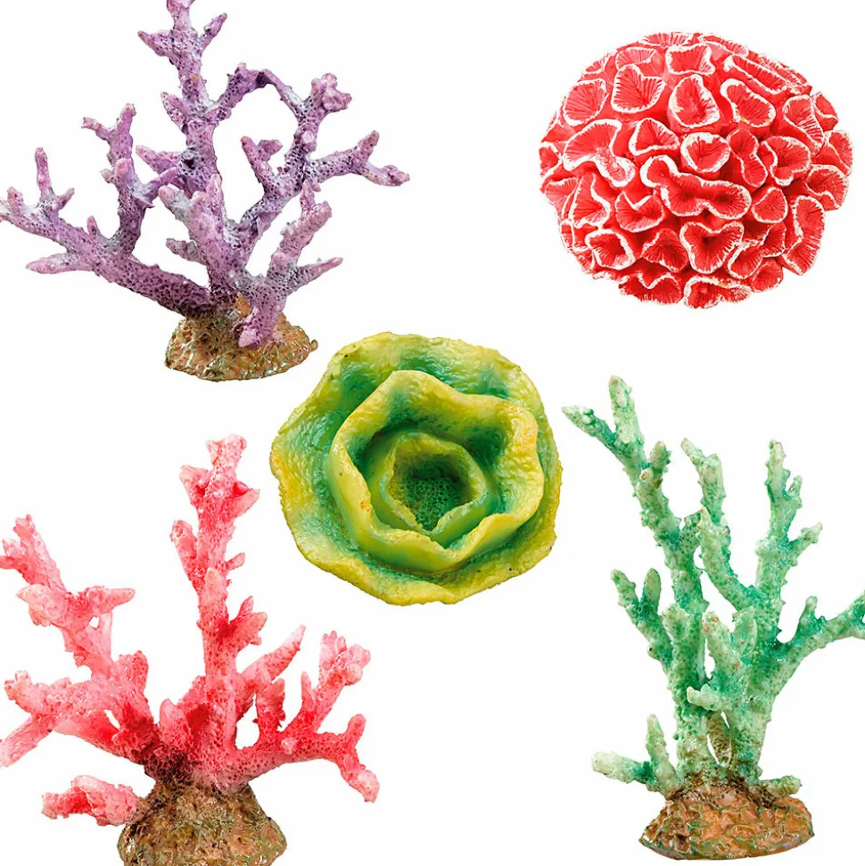 Ferplast blu 9179 mini 3 décoration résine aquariums plusieurs formes couleurs