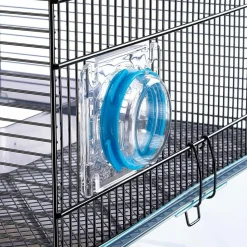 Ferplast cage pour hamsters favola, maisonnette pour petits rongeurs, plastique robuste et métal, 2 étages, accessoires inclus
