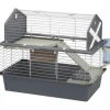 FERPLAST - Cage pour lapins avec accessoires 78* 48*65 cm -