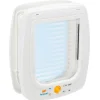 FERPLAST - Chatière manuelle à 4 voies swing 9 set blanc 72105011