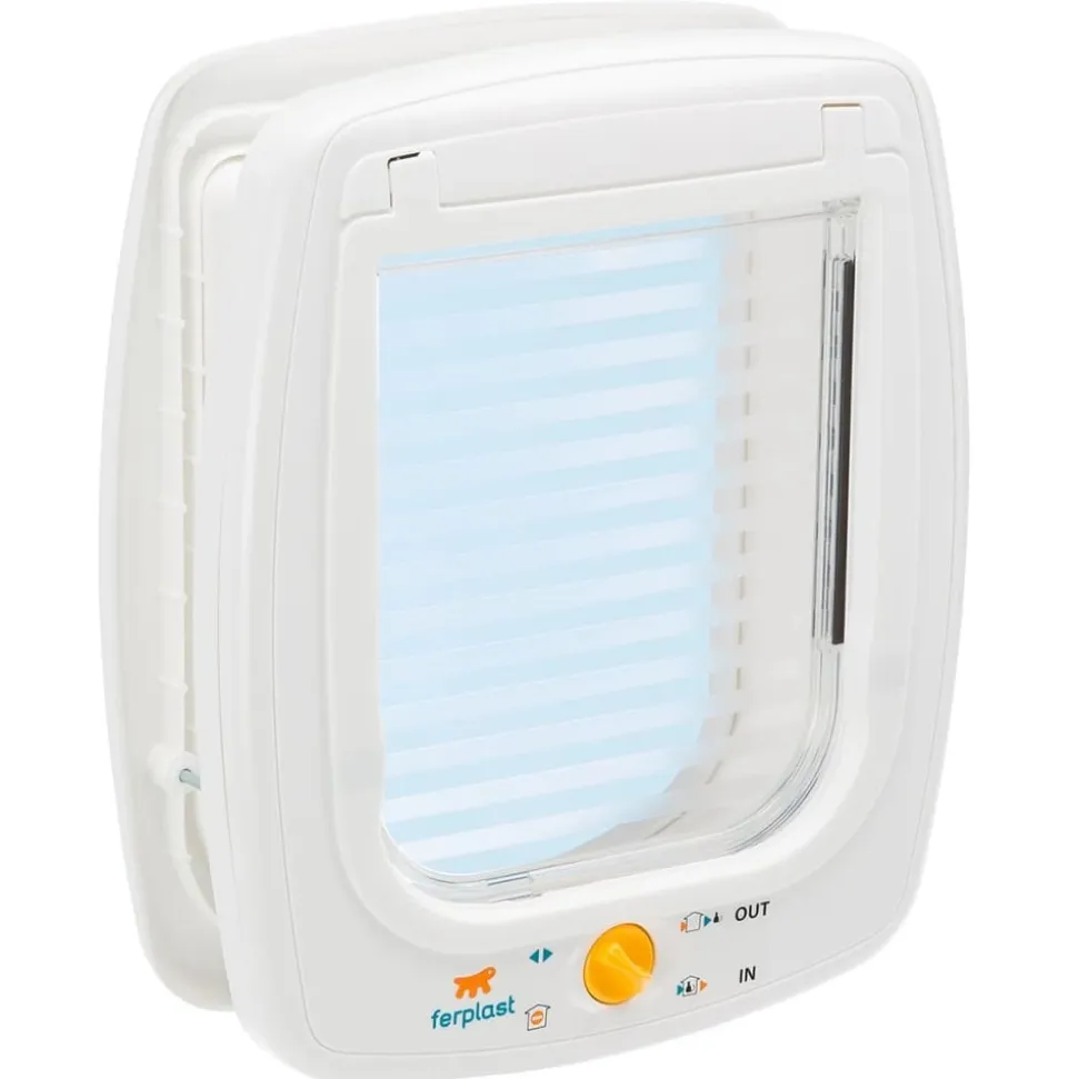 FERPLAST - Chatière manuelle à 4 voies swing 9 set blanc 72105011