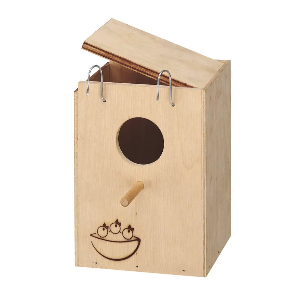 FERPLAST - Nid bois small : 13x12x17cm