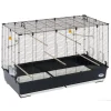 Ferplast volière cage à oiseaux piano 8 grande cage pour oiseaux, canaris, pinsons, perruches ondulées, inséparables, en métal,