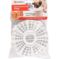 FLAMINGO - Filtre pour fontaine a eau, trevi 3l, lot de 2 filtres.