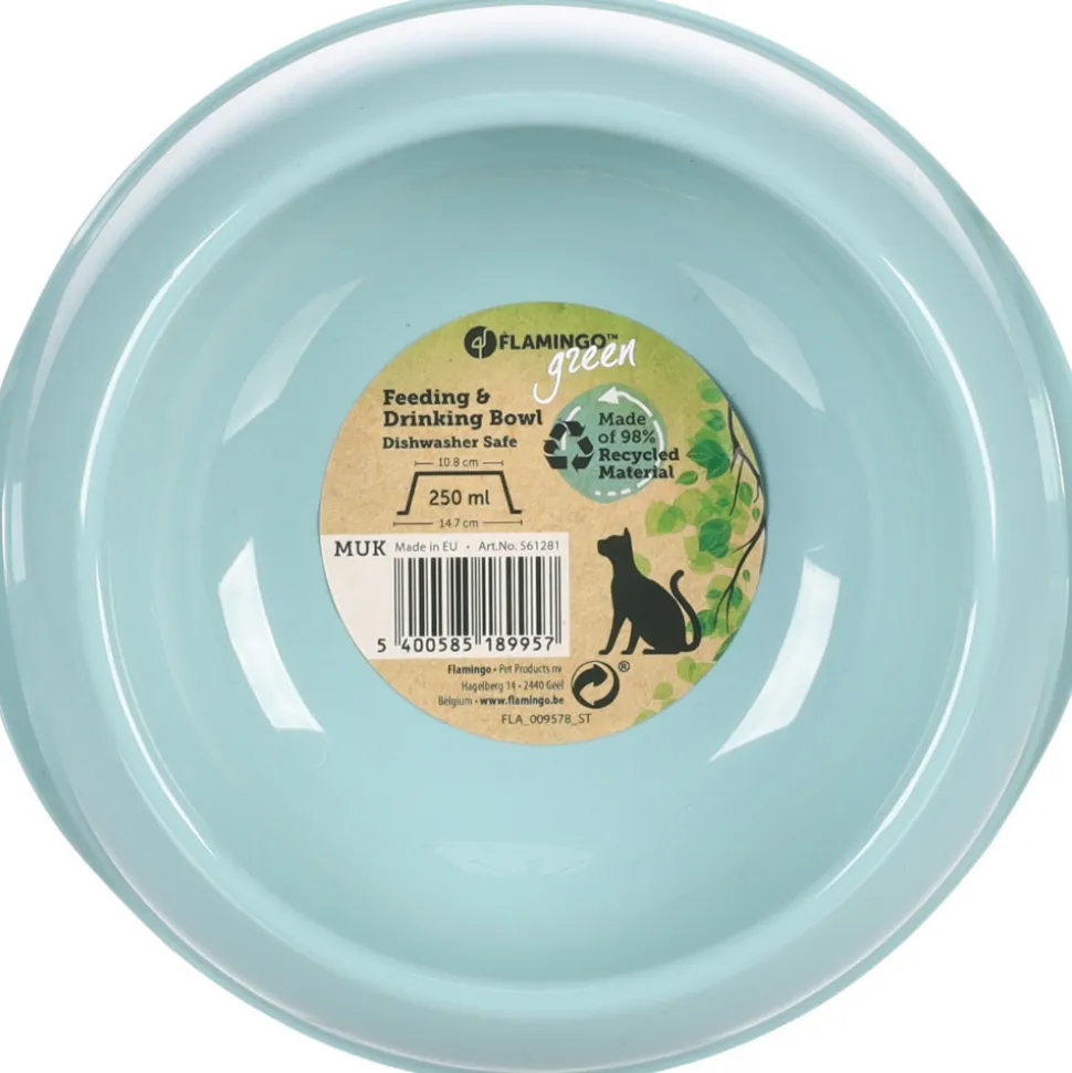 FLAMINGO - Gamelle en plastique recyclé muk 250 ml pour chat
