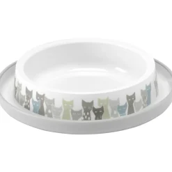 FLAMINGO - Gamelle, trendy maasai grise ø 16 cm, 210 ml pour chat