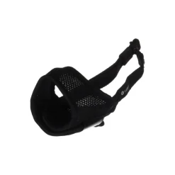 FLAMINGO - Muselière noir en nylon doux taille m pour chien