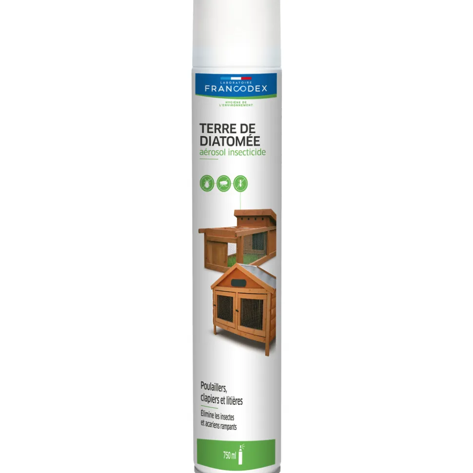 FRANCODEX - Aérosol insecticide: Terre de Diatomée, 750ml