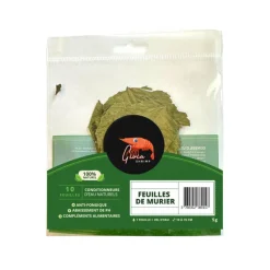 GIOIASHRIMP - 10 feuilles de mûrier pour crevettes - 5g