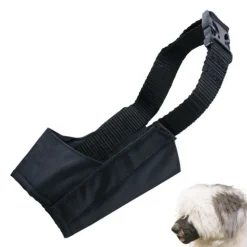GLORIA - Muselière noir nylon taille 4 (21.5 cm)