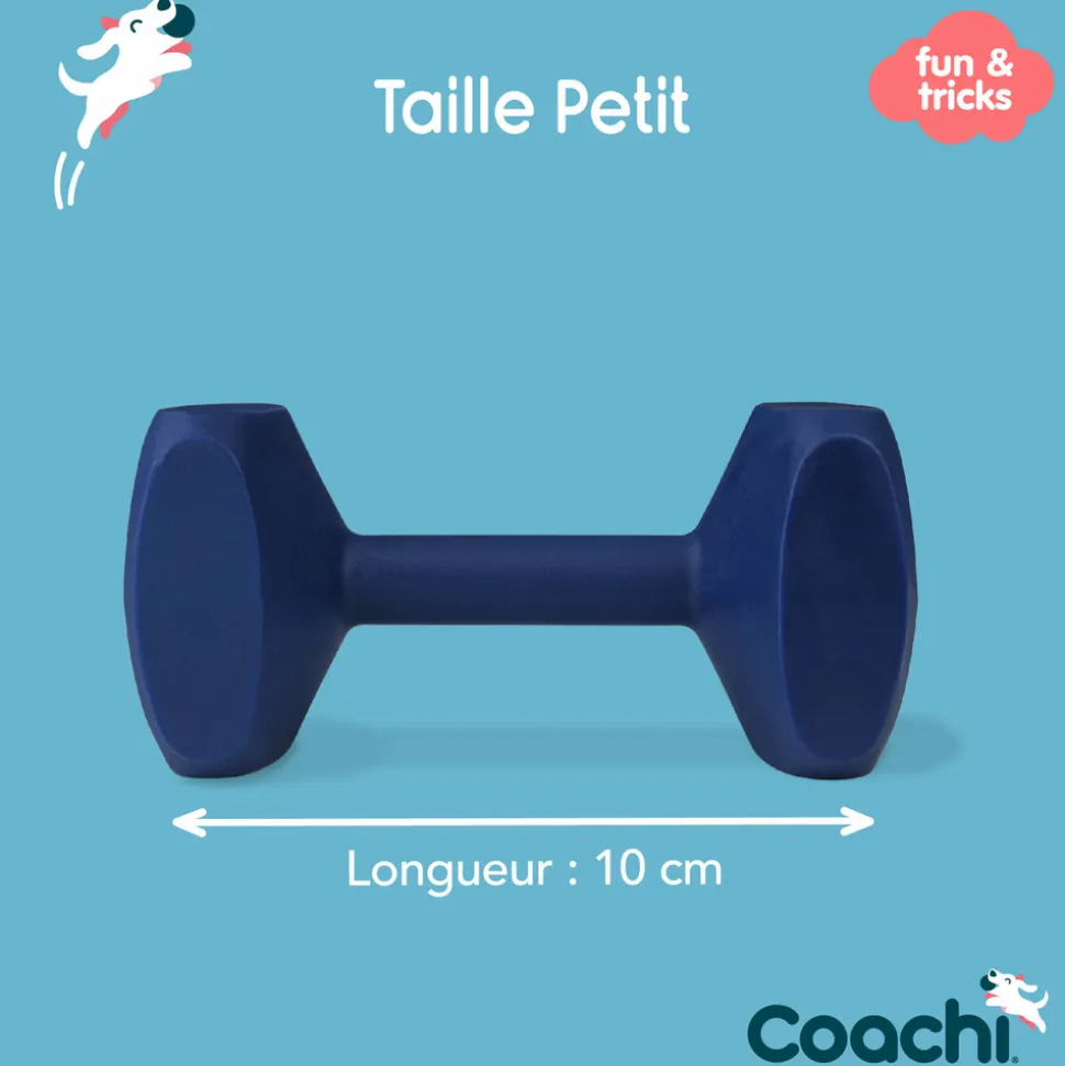 Haltère d'éducation dumbbell coachi taille : 10cm - 80gr