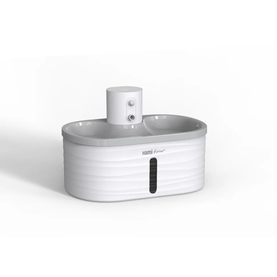 HAMI FORM - Fontaine nomade à détection automatique, pour chat et chien - 2,5L