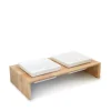 HAMI FORM - Gamelle bois double L pour chien et chat