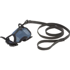 Harnais jogging ferplast petits rongeurs filet nylon agrafe à déclic et avec velcro