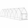 HELLOSHOP26 - Cage pour poules argenté 600 x 105 x 120 cm acier galvanisé argent