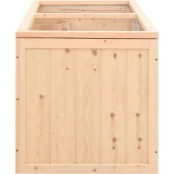 HELLOSHOP26 - Cage à hamster 89,5 x 45 x 45 cm bois massif de sapin marron