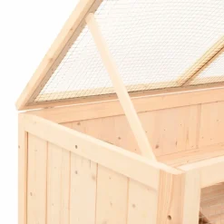 HELLOSHOP26 - Cage à hamster 89,5 x 45 x 45 cm bois massif de sapin marron