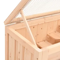 HELLOSHOP26 - Cage à hamster 60 x 35,5 x 42 cm bois massif de sapin marron