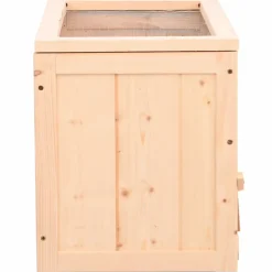 HELLOSHOP26 - Cage à hamster 60 x 30 x 35 cm bois massif de sapin marron