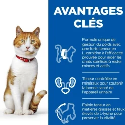 HILL'S - Croquettes chat science plan sterilised young adult poulet - hill's 10 kg