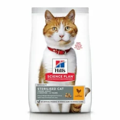 HILL'S - Croquettes chat science plan sterilised young adult poulet - hill's 3 kg