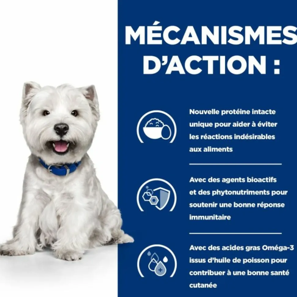 HILL'S - Croquettes chien adult prescription diets derm complete mini - hill's 1 kg