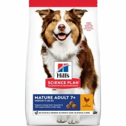 HILL'S - Croquettes chien science plan adult mature 7+ medium poulet - hill's 14 kg