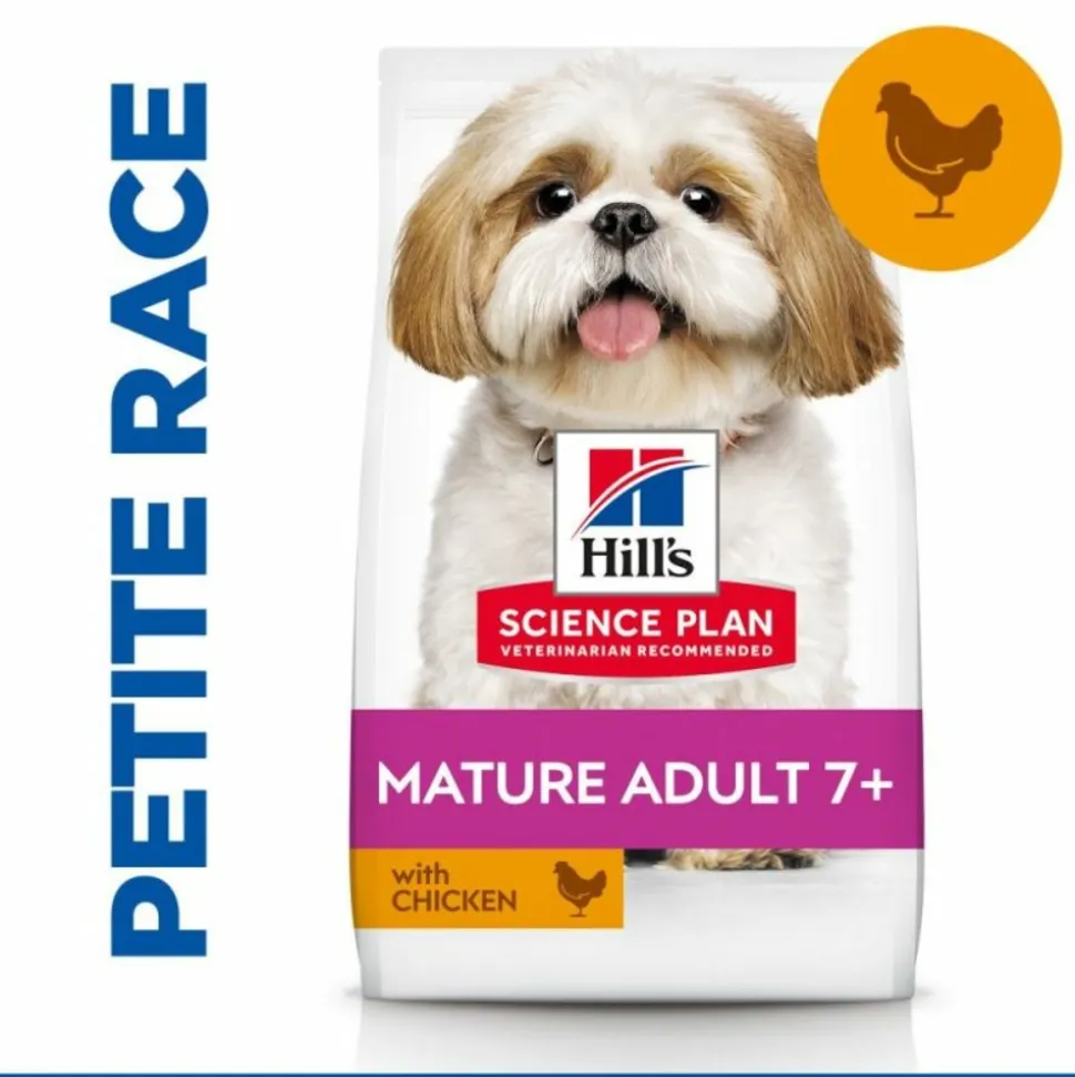 HILL'S - Croquettes chien science plan adult mature 7+ small & mini poulet - hill's 3 kg