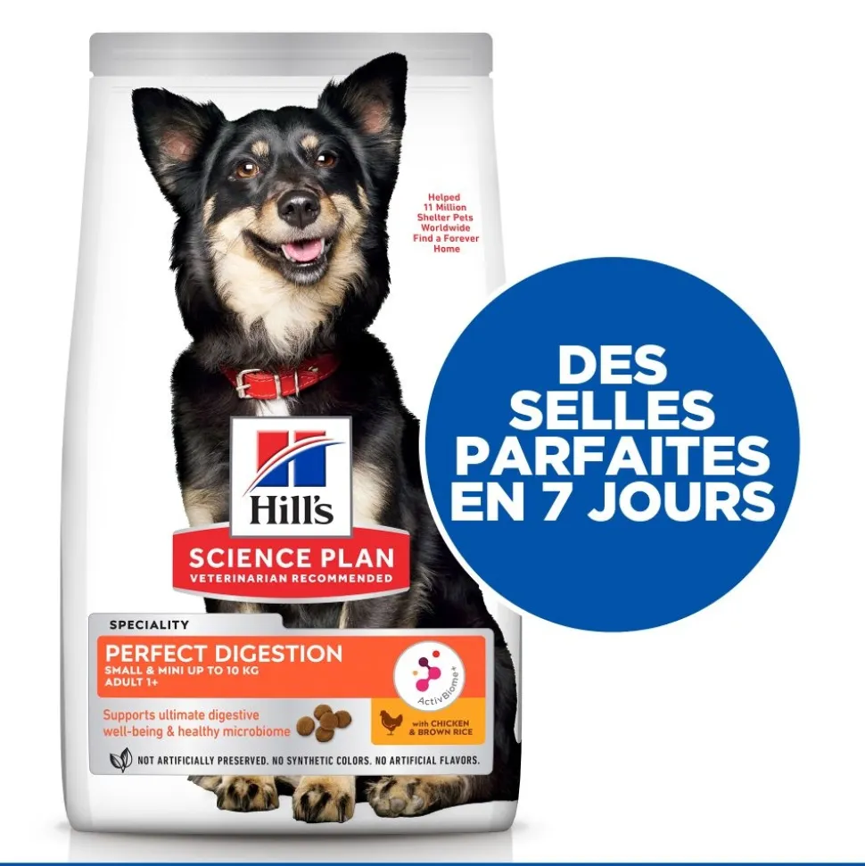 HILL'S - Croquettes pour chien Adult Perfect Digestion Small & Mini 1,5kg