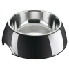 HUNTER - Mangeoire pour chiens mélamine acier inoxydable noir 350 ml (NULL,5 x 18,5 x 9,5 cm)