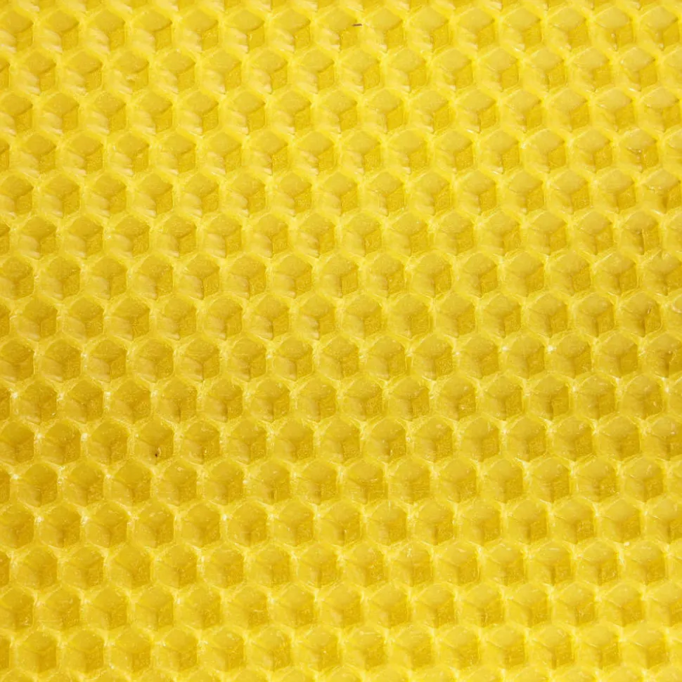 ICKO APICULTURE - Cire gaufrée dadant hausse : hauteur 13cm et longueur 41cm carton 1kg