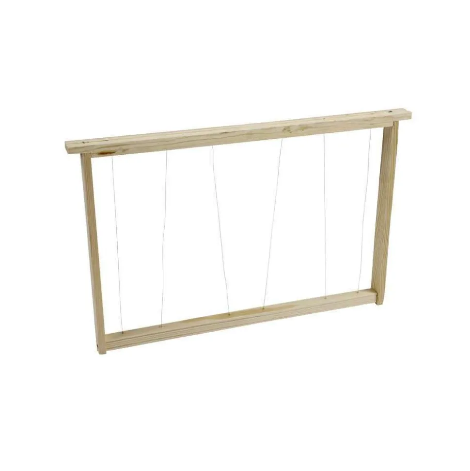 ICKO APICULTURE - Cadre dadant corps droit fils verticaux : par 10