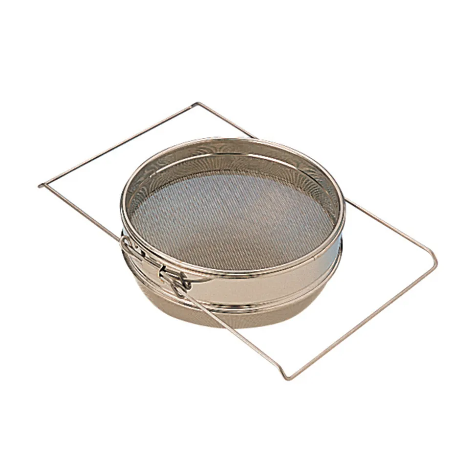 ICKO APICULTURE - Passoire double à coulisse inox