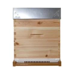 ICKO APICULTURE - Ruche à tenons Dadant 10 cadres avec plateau plastique