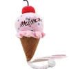 Jouets pour chiens en forme de hamburger, de frites, de glace, d'écrevisses, de bouteille de lait et de bonbons