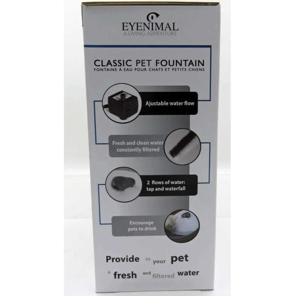 KERBL - Fontaine eyenimal classic pet 1,75 l pour petit chien et chat