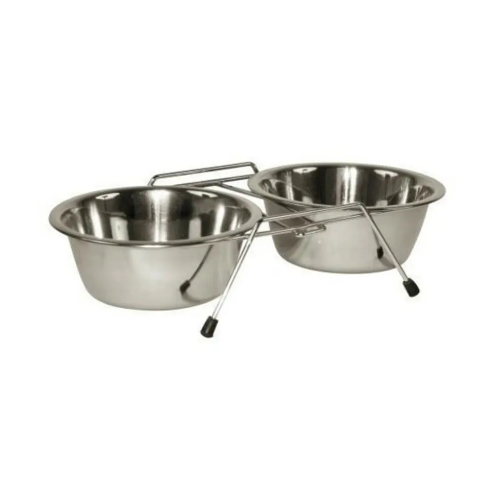 KERBL - Kerbl support double écuelles 2x900ml - pour chien