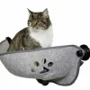 KERBL - Lit de bronzage de fenêtre pour chat filzino 70x26x26 cm gris