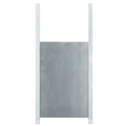 KERBL - Porte poulailler coulissante - kerbl - alu - 22 x 33 cm - taille s