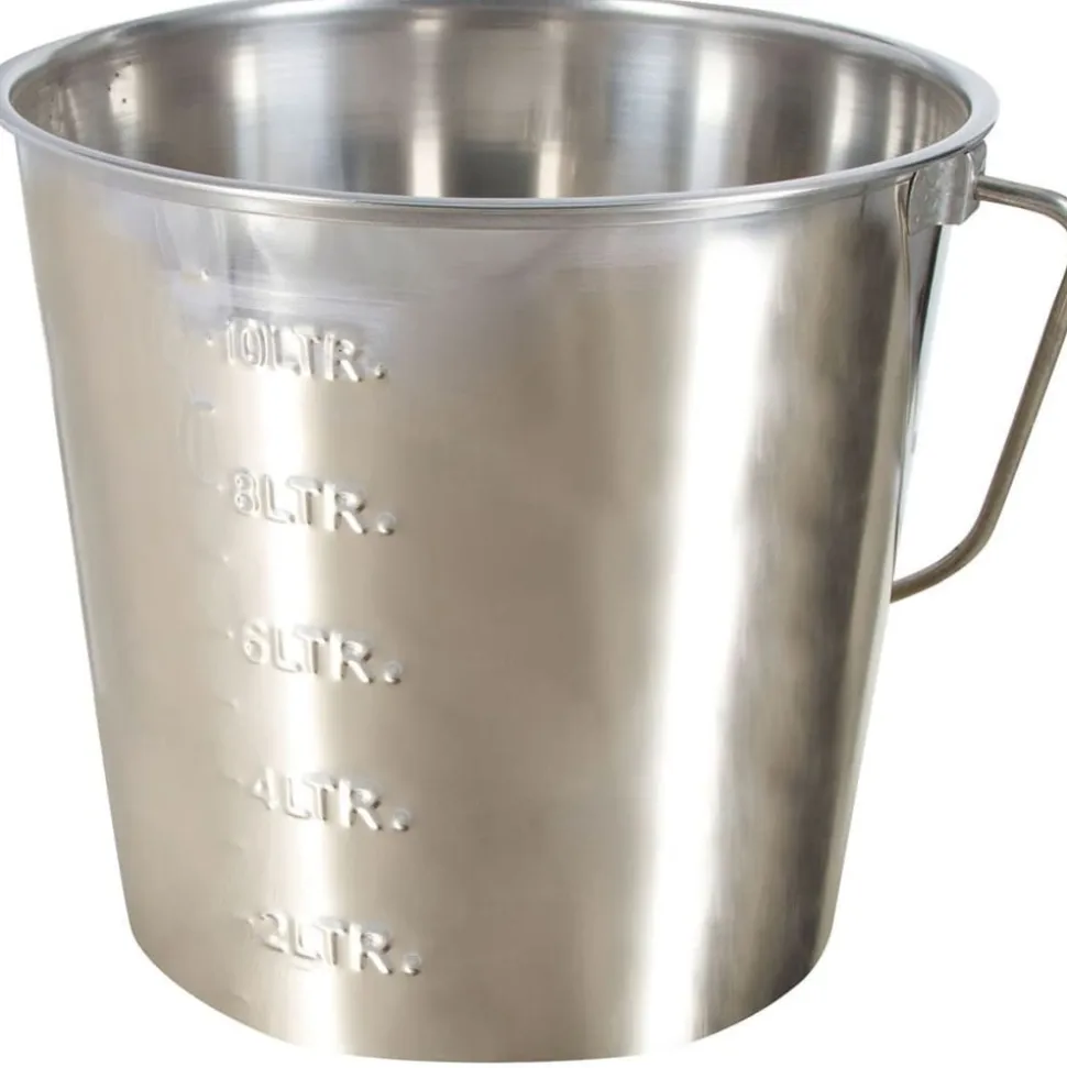 KERBL - Seau 12,3 l acier inoxydable 29377