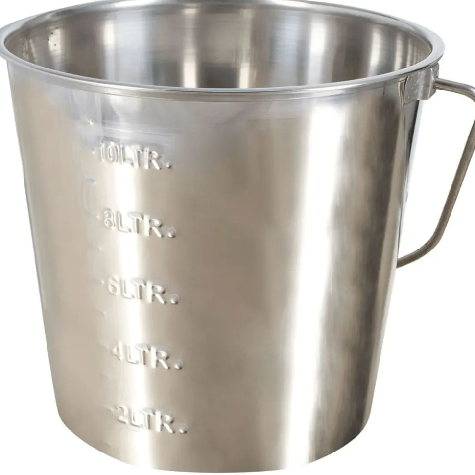 KERBL - Seau 12,3 l acier inoxydable 29377